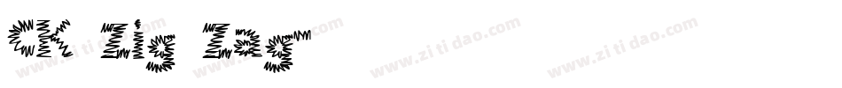 CK Zig Zag字体转换